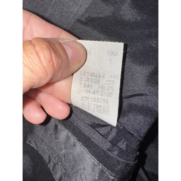 Ralph Lauren Blazer Sport Coat Gray Wool Cashmere Jacket 44R,(Short)  Big 48" - Picture 5 of 10